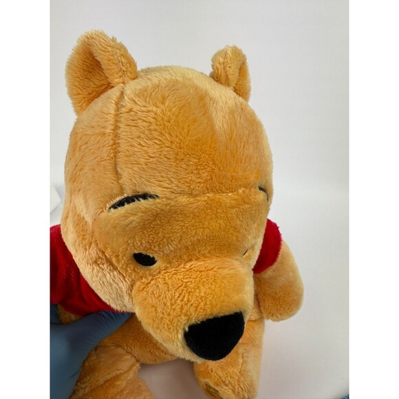 Disney Store Winnie The Pooh 12” Plush Stuffed Classic Bear Red Sweater NEW Tags - Picture 9 of 10